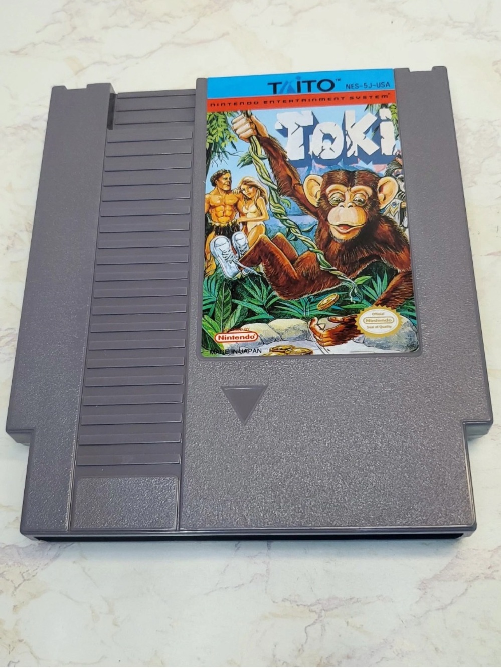 Toki NES Cart Game for Nintendo Vintage Video Games Tested Working